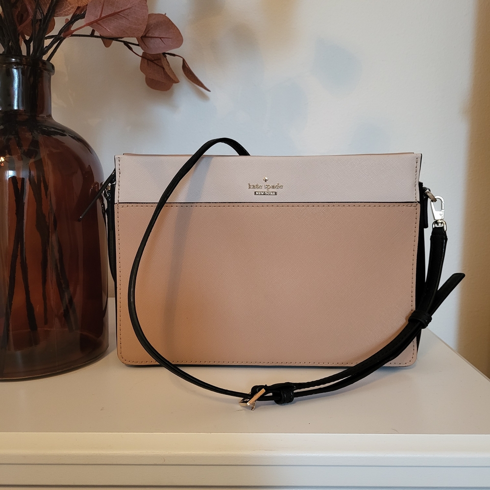 Kate Spade Cameron St Clarise Colorblock Leather Crossbody Bag - Picture 2 of 6